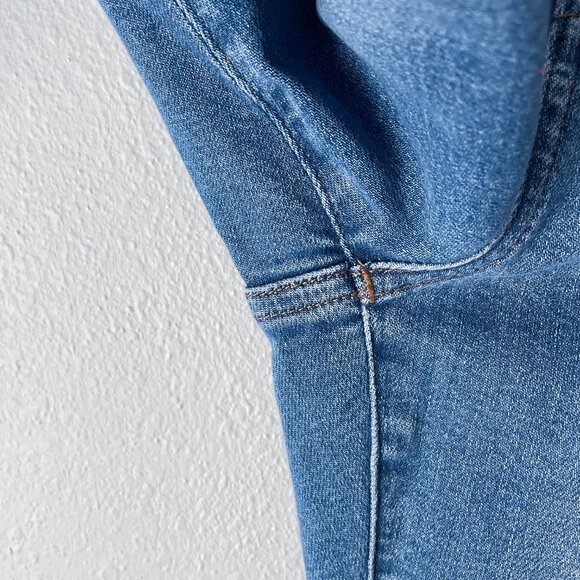 Madewell Cali Demi Boot Jeans in Dorrance Wash: Tencel Denim Edition Size 29 - Picture 9 of 13